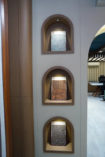 Decorative surface samples